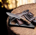 Handmade 10" Custom PINE CONE Hunting Camping Knife - PhishStones Products