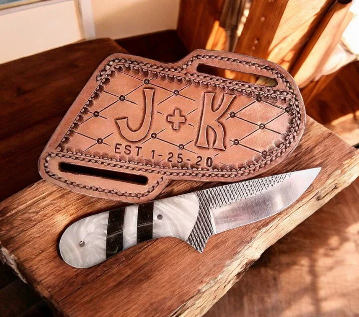Handmade Cowboy Knife - Full Tang Rasp Tool Steel - PhishStones Products