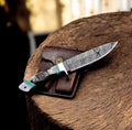 Handmade Damascus Sheep Hunting Knife - PhishStones Products