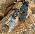 Handmade Damascus Steel Hunting Knife - PhishStones Products