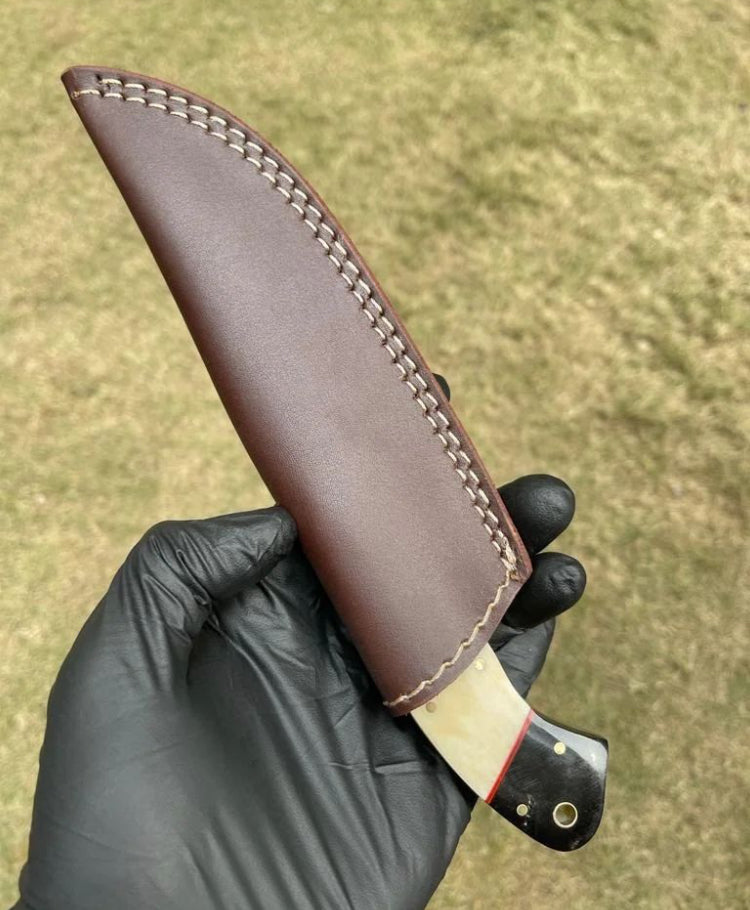 Handmade Damascus Steel Hunting Knife - PhishStones Products