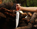 Handmade Stainless Steel blade Rambo Knife With Pakka Wood handle, Steel Guard & Pommel - PhishStones Products