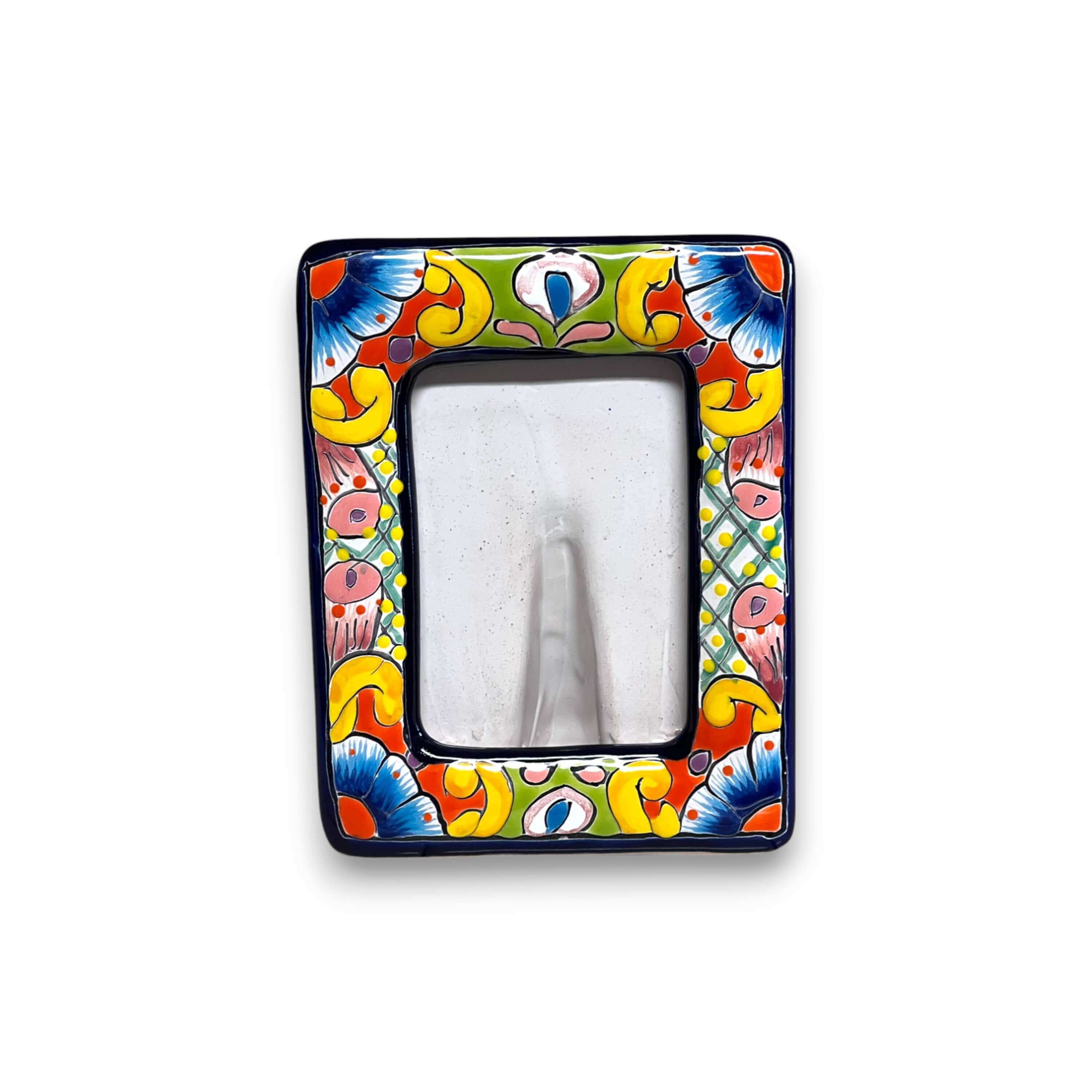 Talavera Picture Frame | Colorful Handmade Mexican Home Decor