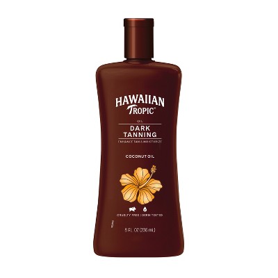 Hawaiian Tropic Dark Tanning Oil 8oz - Imperfect Container - PhishStones Products