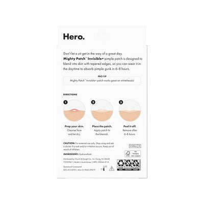 Hero Cosmetics Mighty Patch Invisible Acne Pimple Patches 39ct - New - PhishStones Products