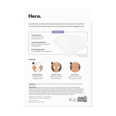 Hero Cosmetics Rescue Patch 6ct - New - PhishStones Products