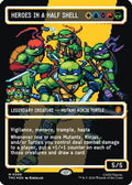 Heroes in a Half Shell (0096) (Borderless) (Surge Foil) (TMC - 096) - Commander: Teenage Mutant Ninja Turtles Foil - PhishStones Products