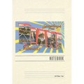 Vintage Lined Notebook Greetings from Miami, Florida - Paperback