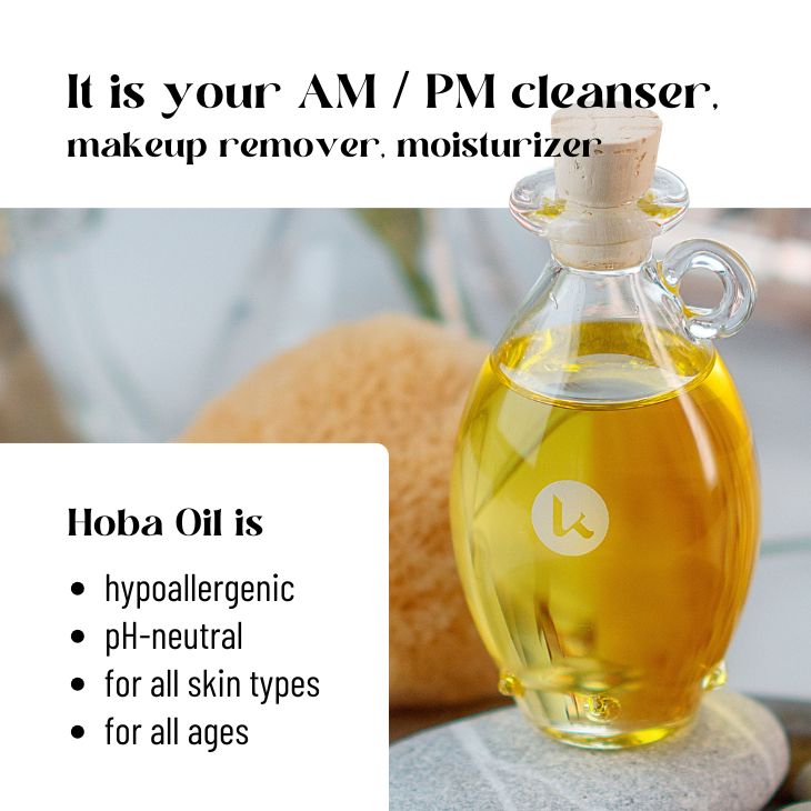Hoba | Pure Jojoba Oil Cleanser & Moisturizer - PhishStones Products