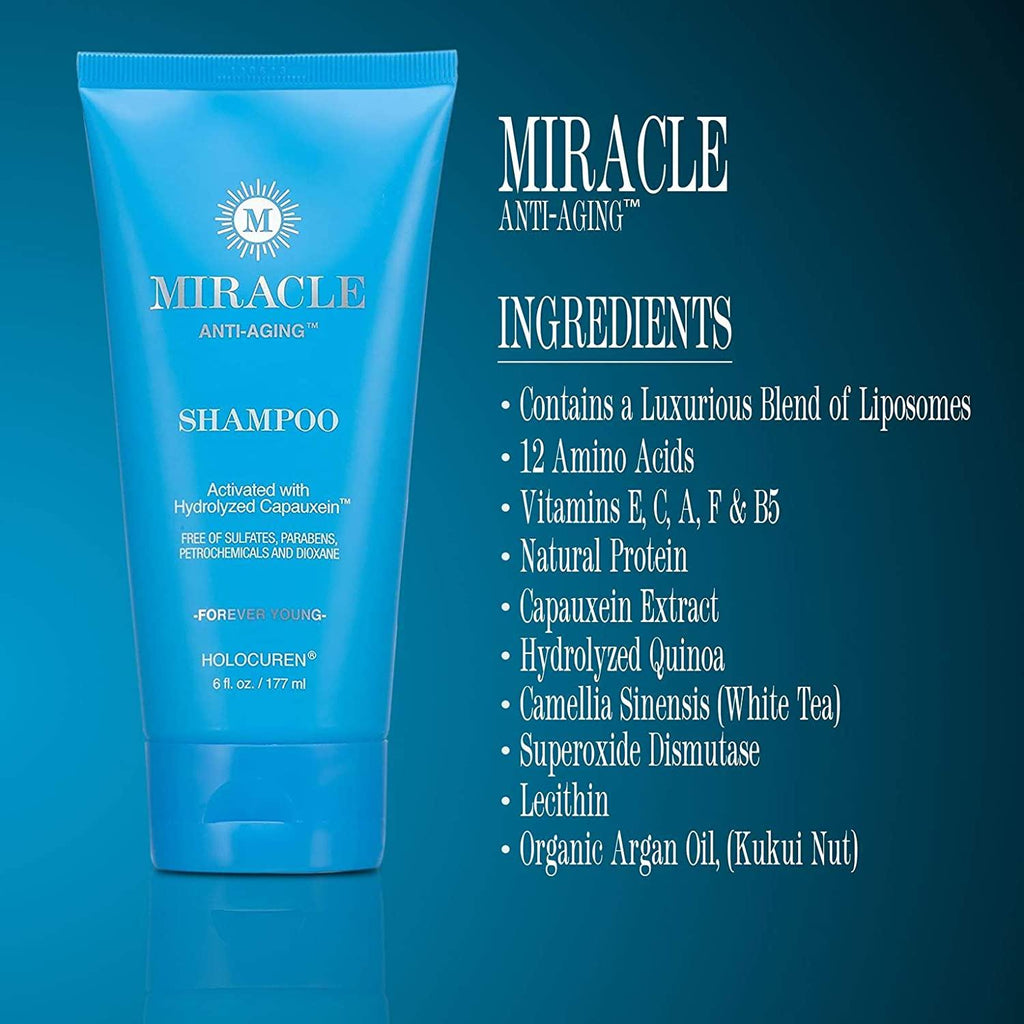 Holocuren Miracle Anti - Aging Shampoo – Hair & Follicle Therapy, 6 oz - PhishStones Products