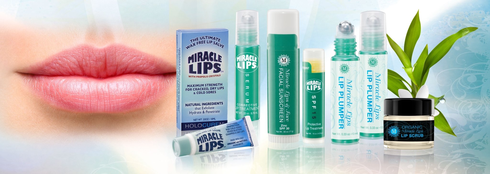 Holocuren Miracle Lips 3 - Pack – Salve, Serum & SPF 15 Protect - PhishStones Products