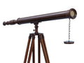 Floor Standing Bronzed Harbor Master Telescope 60""