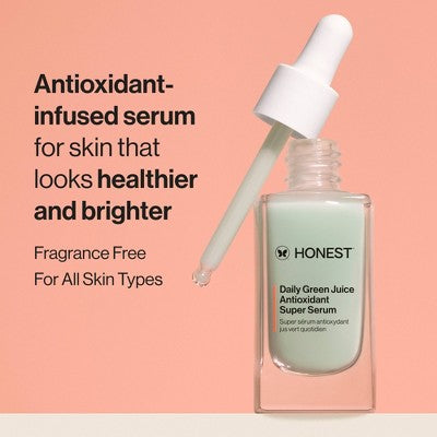Honest Beauty Daily Green Juice Antioxidant Super Serum 1 fl oz - New - PhishStones Products