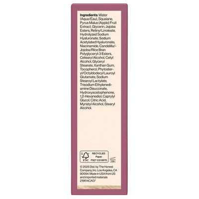 Honest Beauty Honestly Pure Retinyl Serum with Retinyl Linoleate 1.0 fl oz - New - PhishStones Products