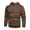 Hoodies Sweatshirts Men Solid Color Hoodie Hip Hop Streetwear Outwear Autumn Winter Long Sleeve Winter Fashion Thick Fleece Sweatshirt Mens Hip Hop Long Sleeve Pullover Hoodies Male Autumn Solid Color Hoodie