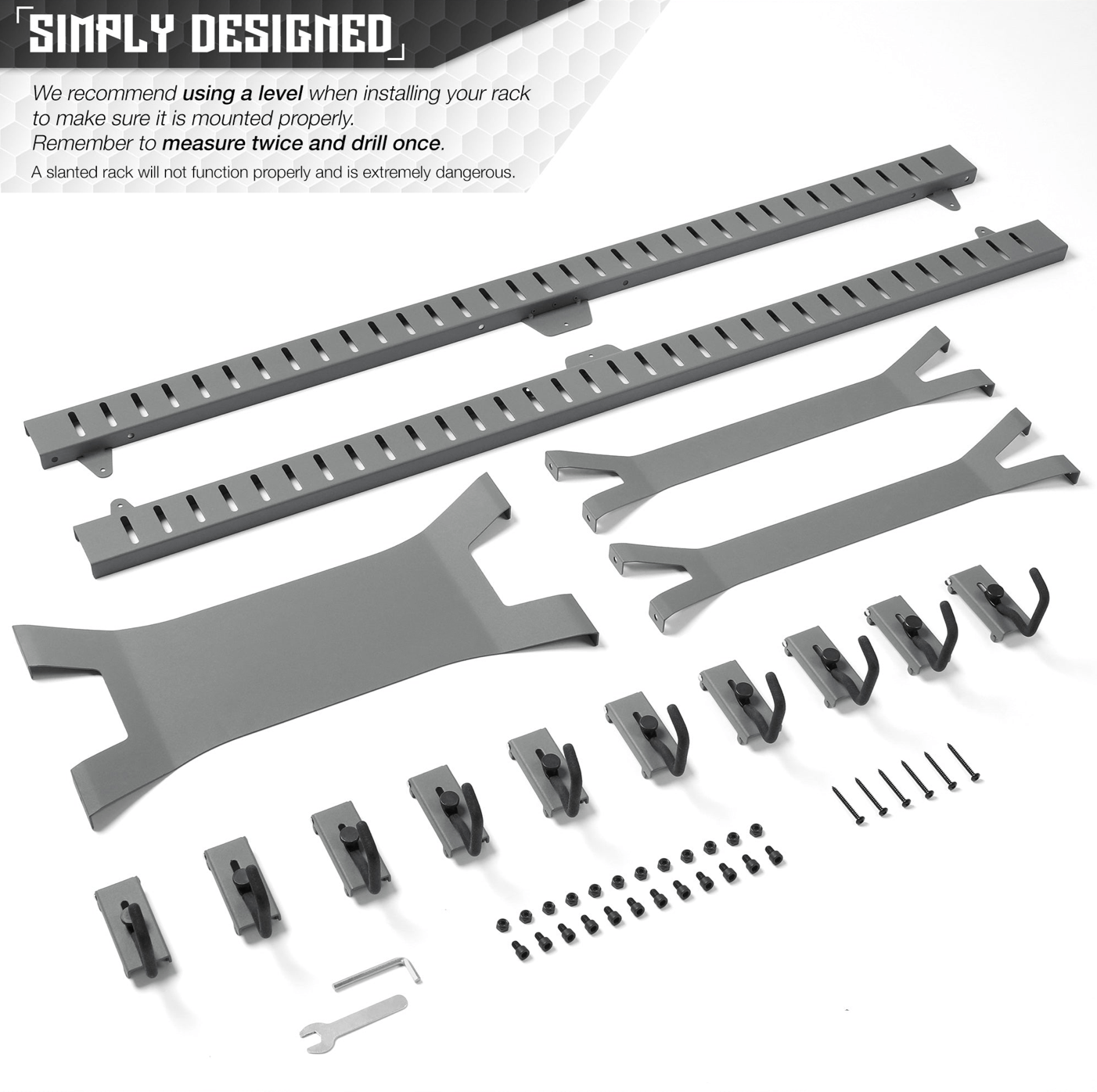 Horizontal Wall Rack - PhishStones Products