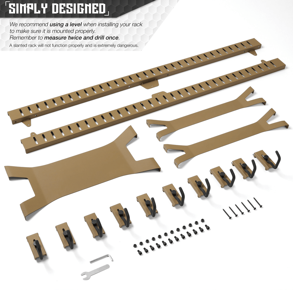 Horizontal Wall Rack - PhishStones Products