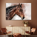 Horse Watercolor Canvas Wall Art - PhishStones Products