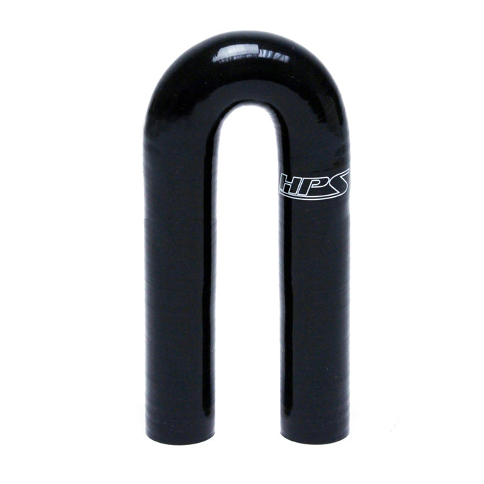 HPS Performance Products HPS 1" Silicone 180 Degree U Bend Elbow Coupler Hose, High Temp 4-ply Reinforced (25mm ID)