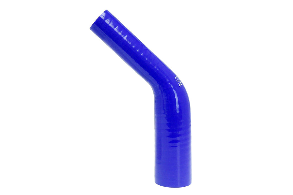 HPS 5/8" - 7/8" Silicone 45 Degree Elbow Reducer Coupler Hose, High Temp 4-ply Reinforced, 16mm - 22mm ID