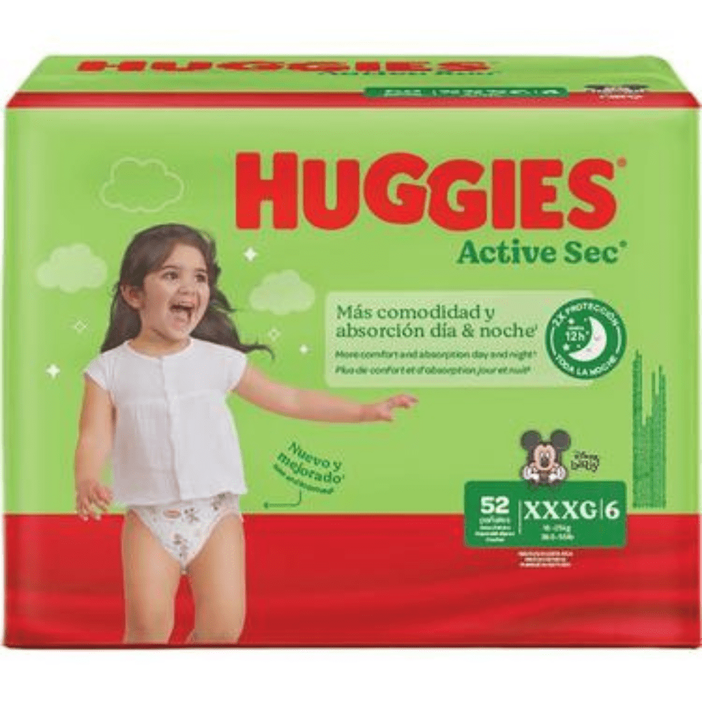HUGGIES Little Movers Active Sec Diapers, Size 6 - PhishStones Products