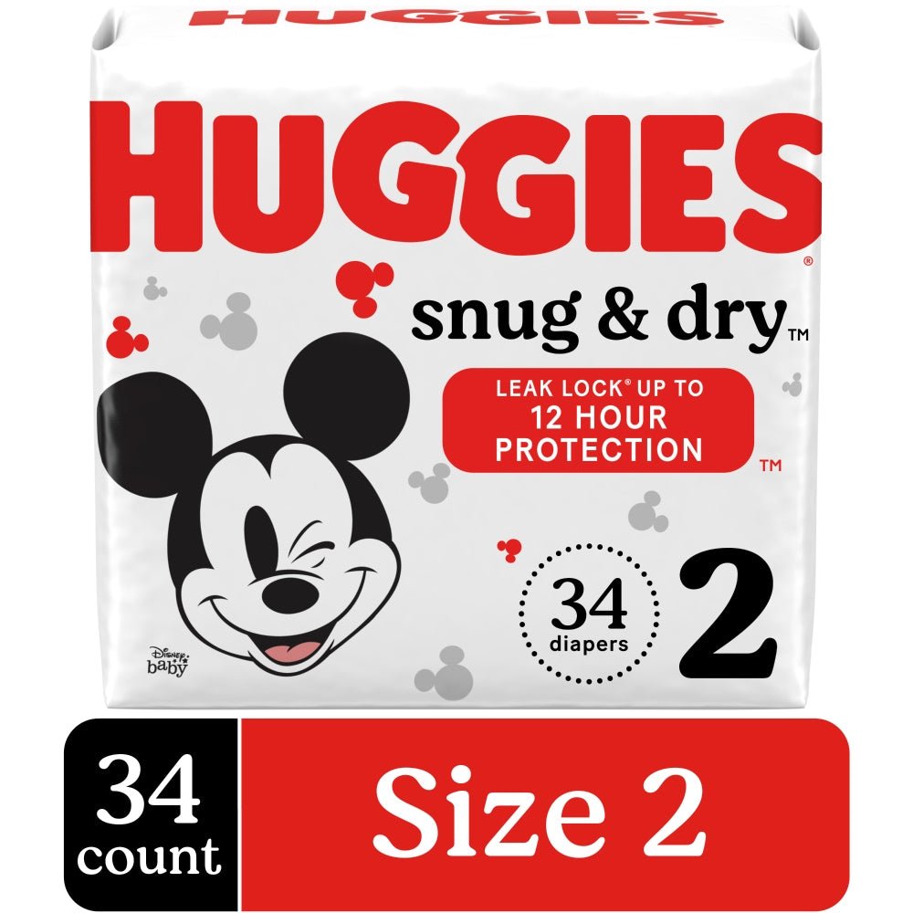 Huggies Snug & Dry Baby Diapers, Size 2 - PhishStones Products