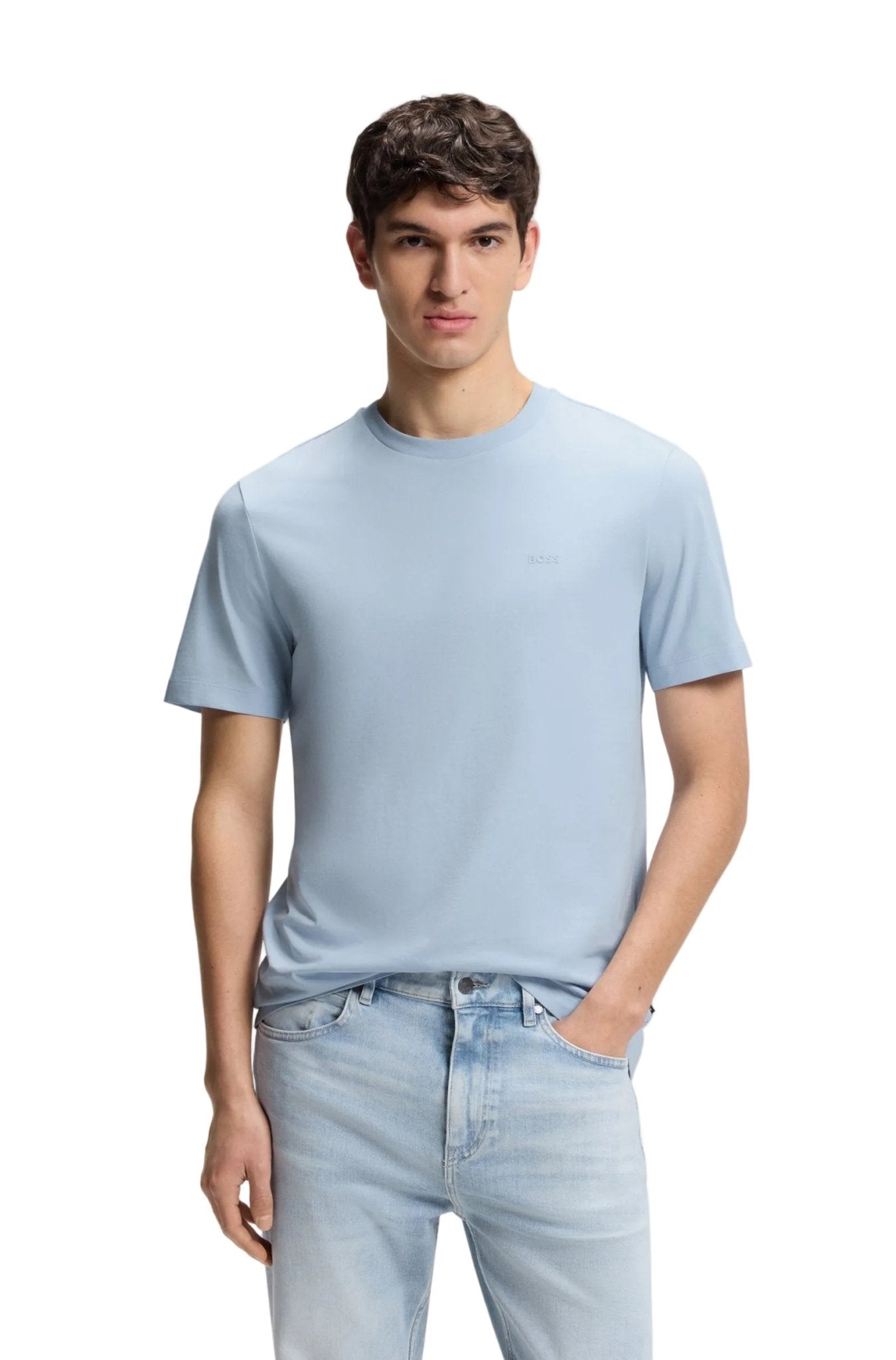 Hugo Boss Thompson 01 Tee - Baby Blue - PhishStones Products