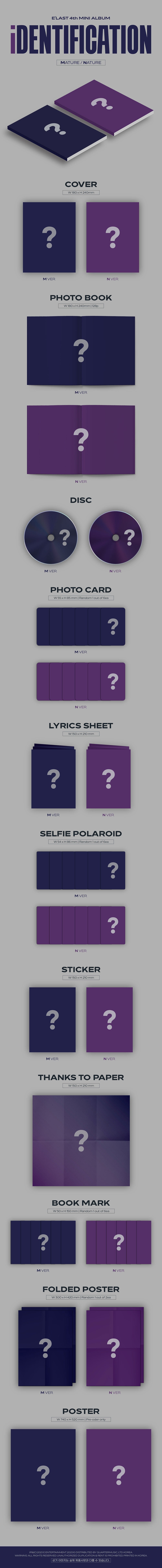 E'Last 4th Mini Album - Identification