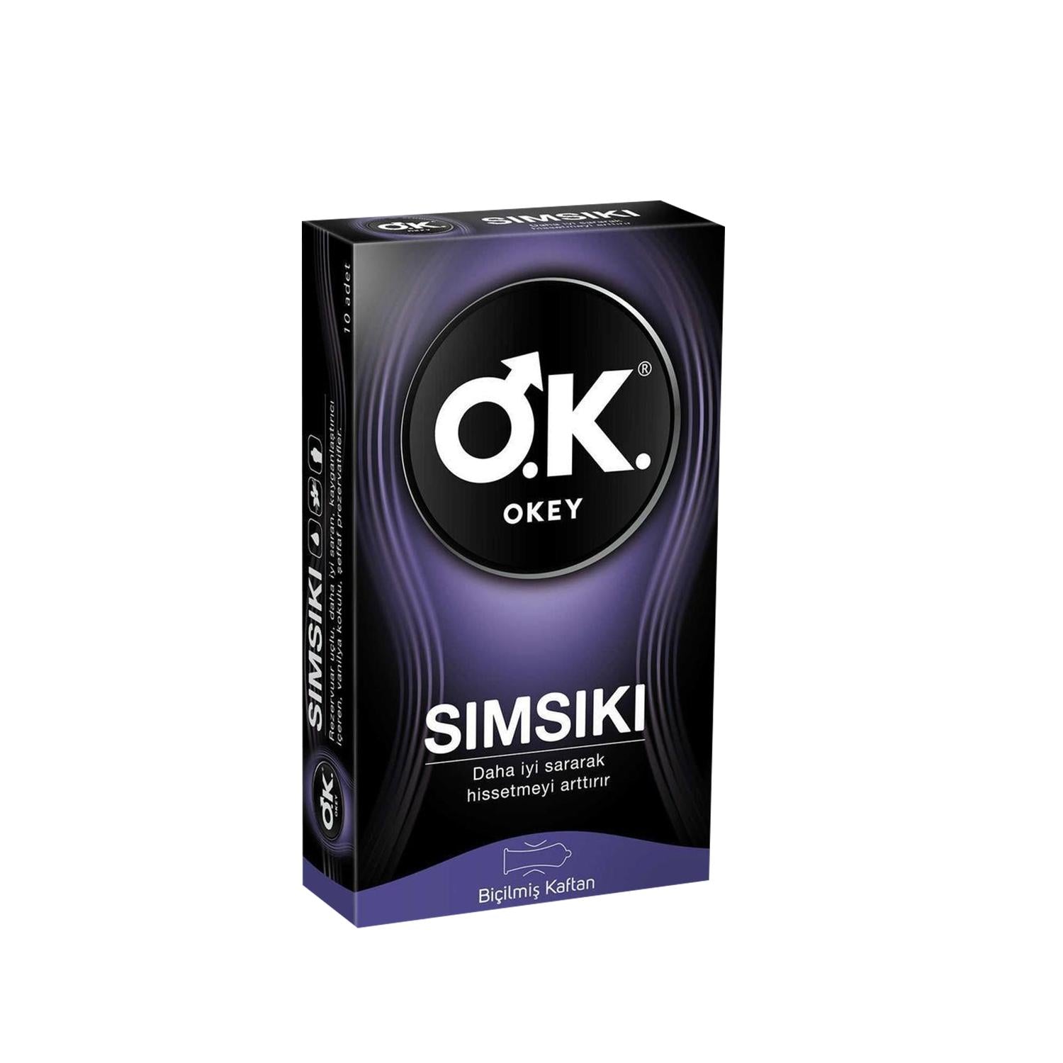 Okey Condoms - Sımsıkı Prezervatif 10 Pack for Safe Intimate Practices