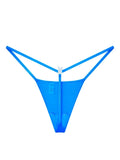ICED OUT G - STRING IN OCEAN BLUE - PhishStones Products