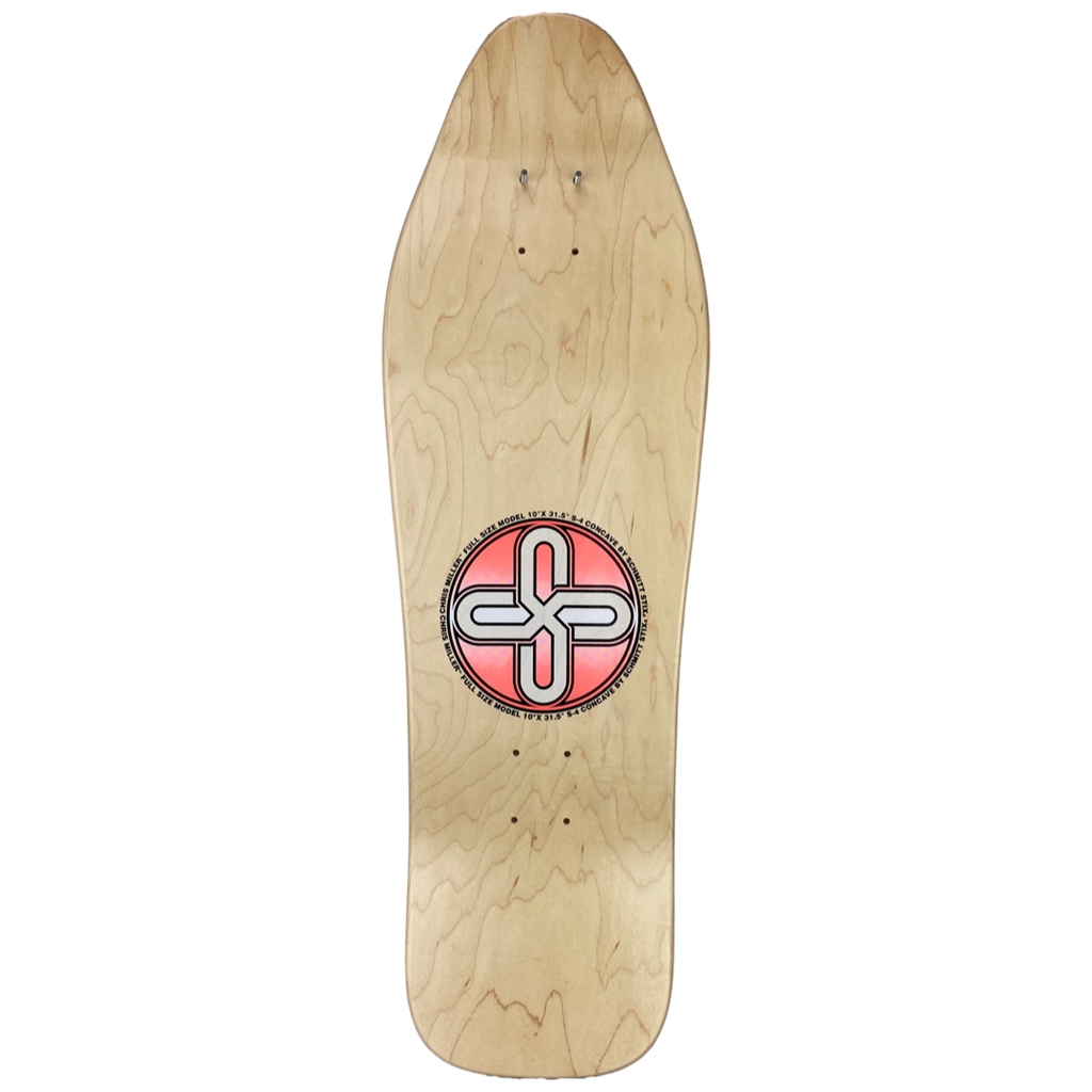 Schmitt Stix Chris Miller Bird In Mouth 10" Skateboard Deck