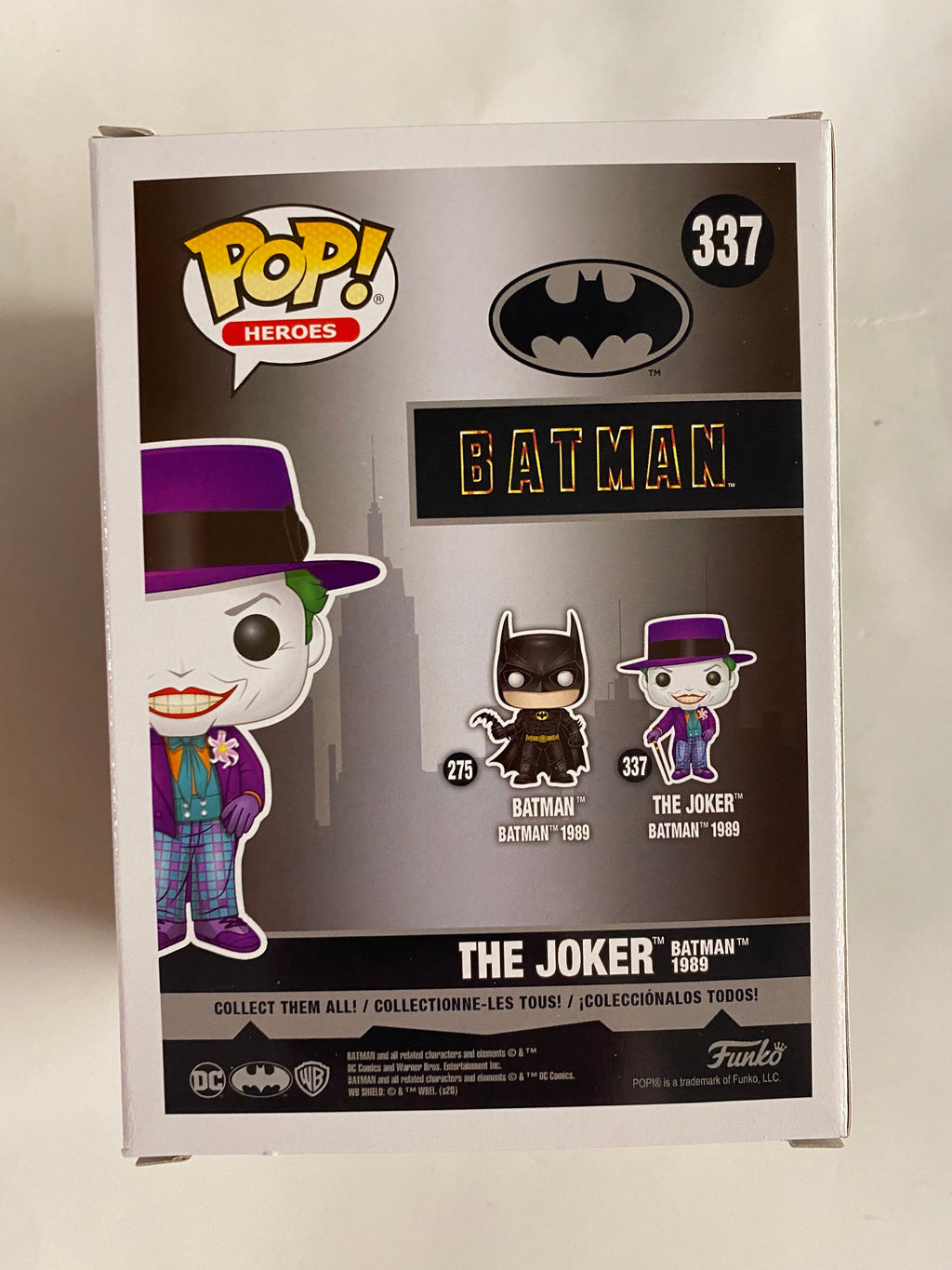Funko Pop! DC Heroes The Joker #337 Batman 1989 Jack Nicholson