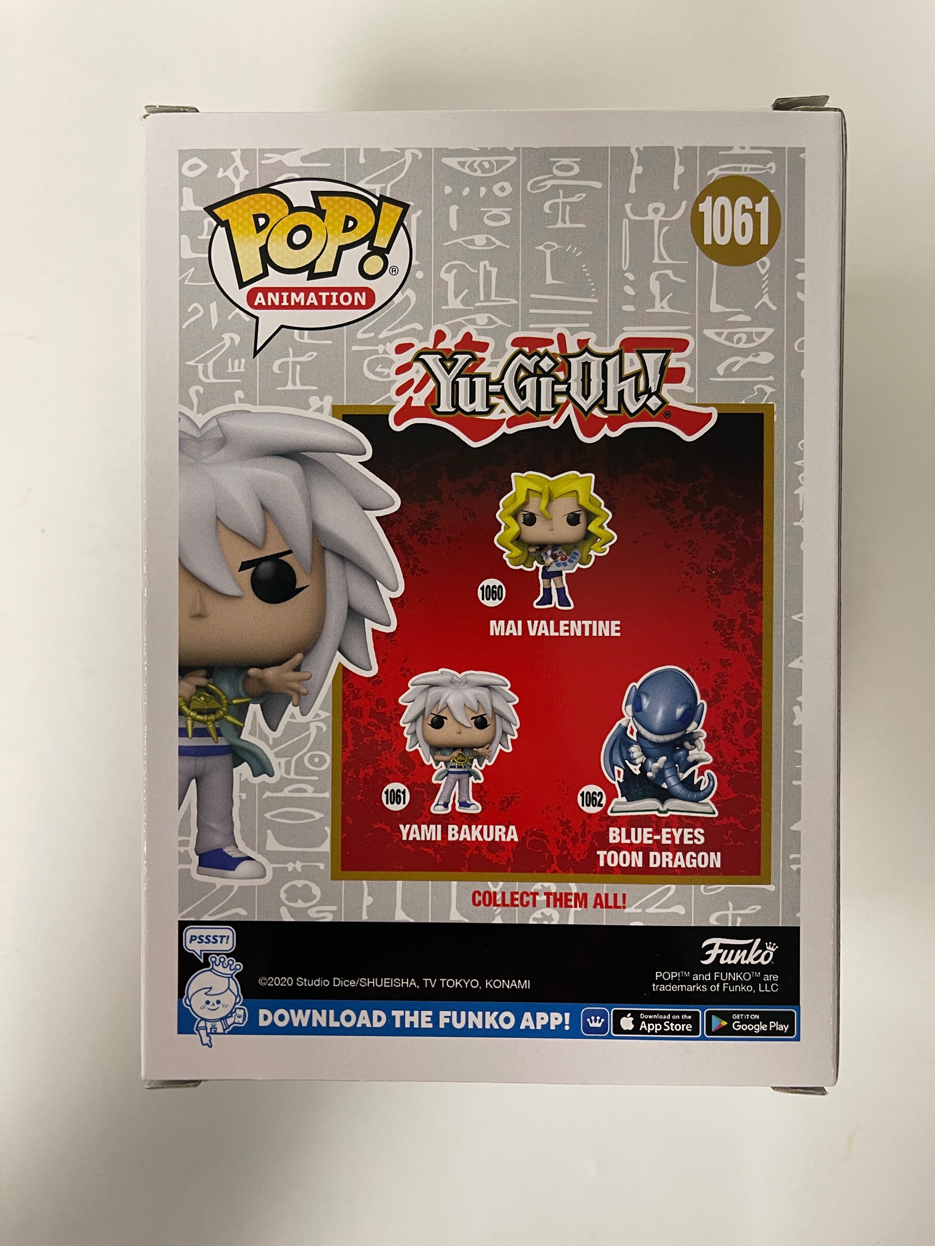 Funko Pop! Animation Yami Bakura With Millenium Ring #1061 Yu-Gi-Oh! 25th Anniversary 2021