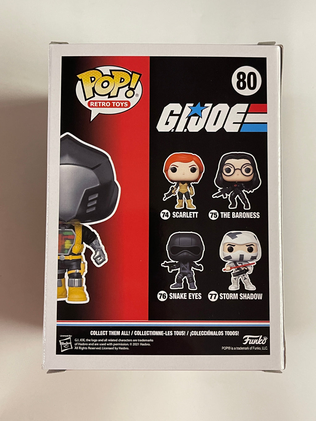 Funko Pop! GI JOE Cobra BAT B.A.T #80 SDCC Funkon 2021 Summer Con Exclusive