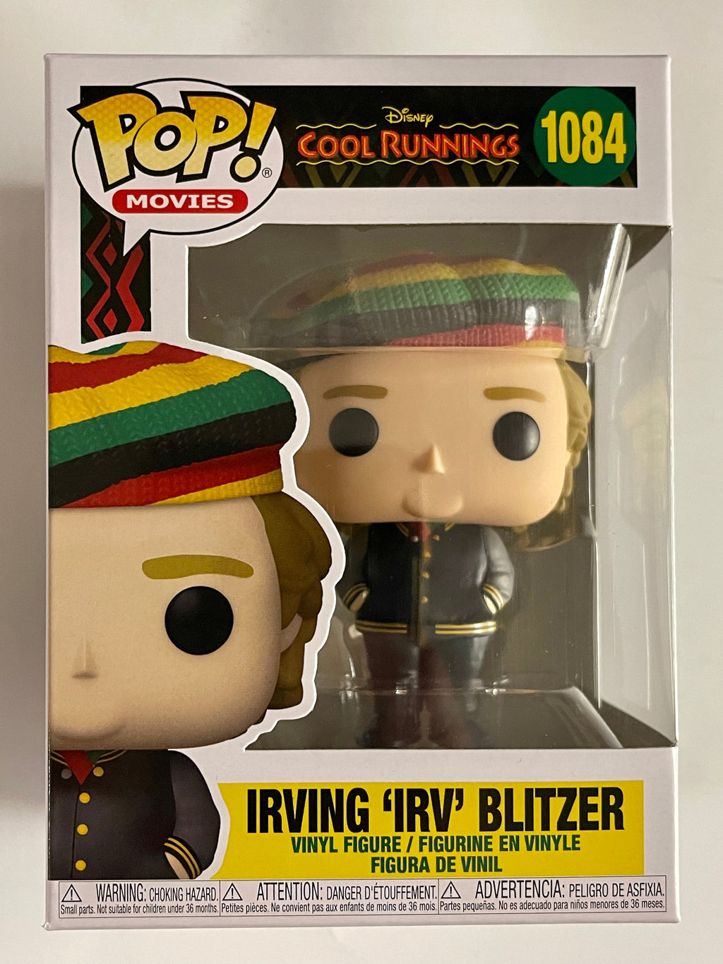 Funko Pop! Movies Irving “Irv” Blitzer #1084 Disney Cool Runnings Feel The Rhythm