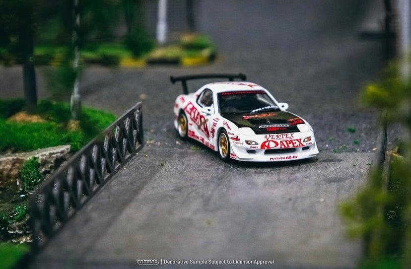 A'PEXi RX-7 FD3S D1GP Project - Tarmac Works x Vertex 1:64 Scale Die-cast *Discontinued
