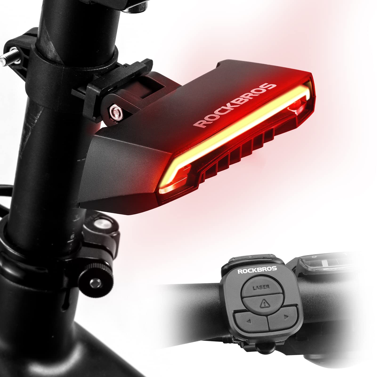 Tail Light with Turn Signals Remote Brake USB