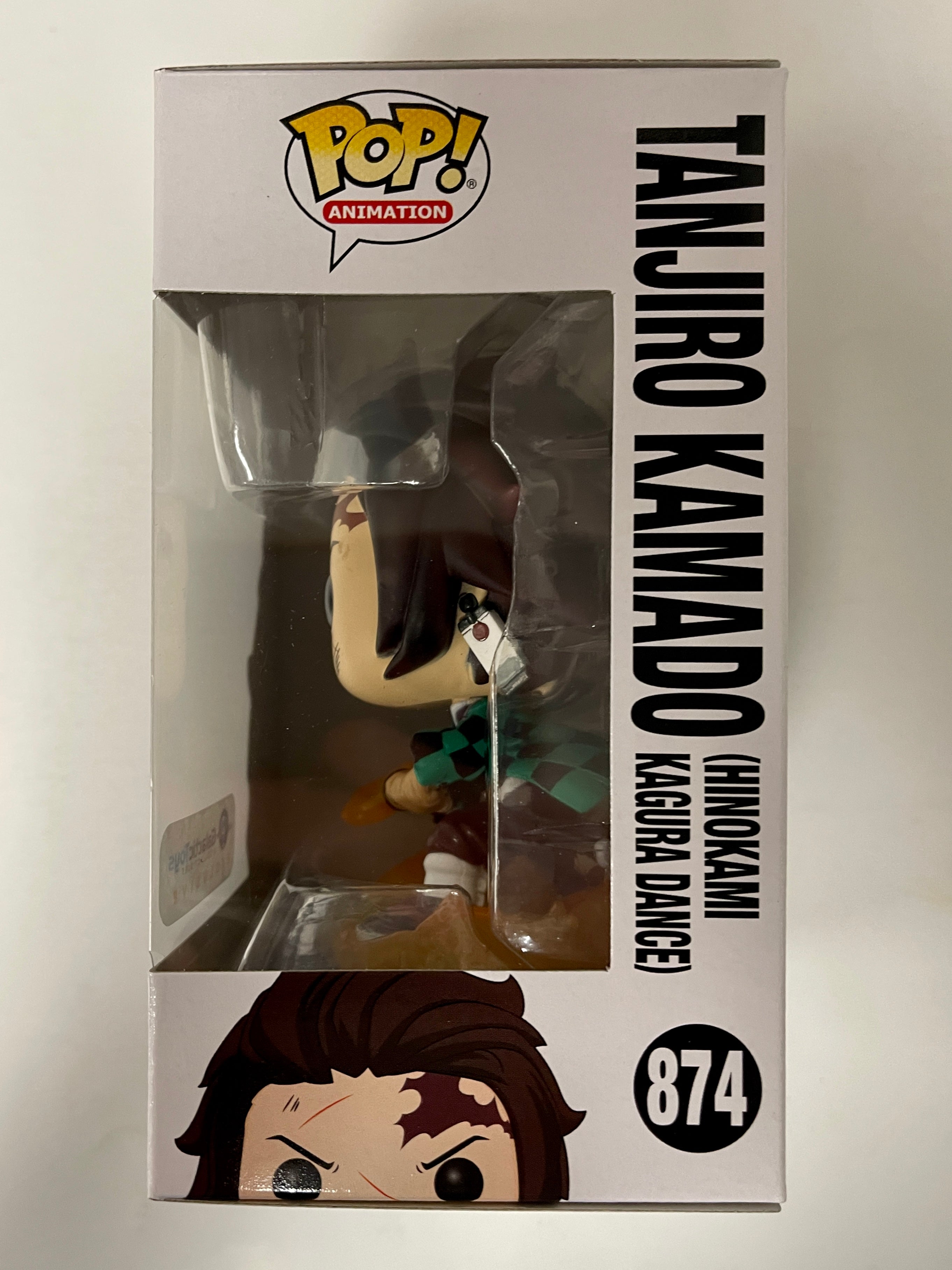 Funko Pop! Animation Tanjiro Kamado (Hinokami Kagura Dance) #874 Demon Slayer 2021 Exclusive