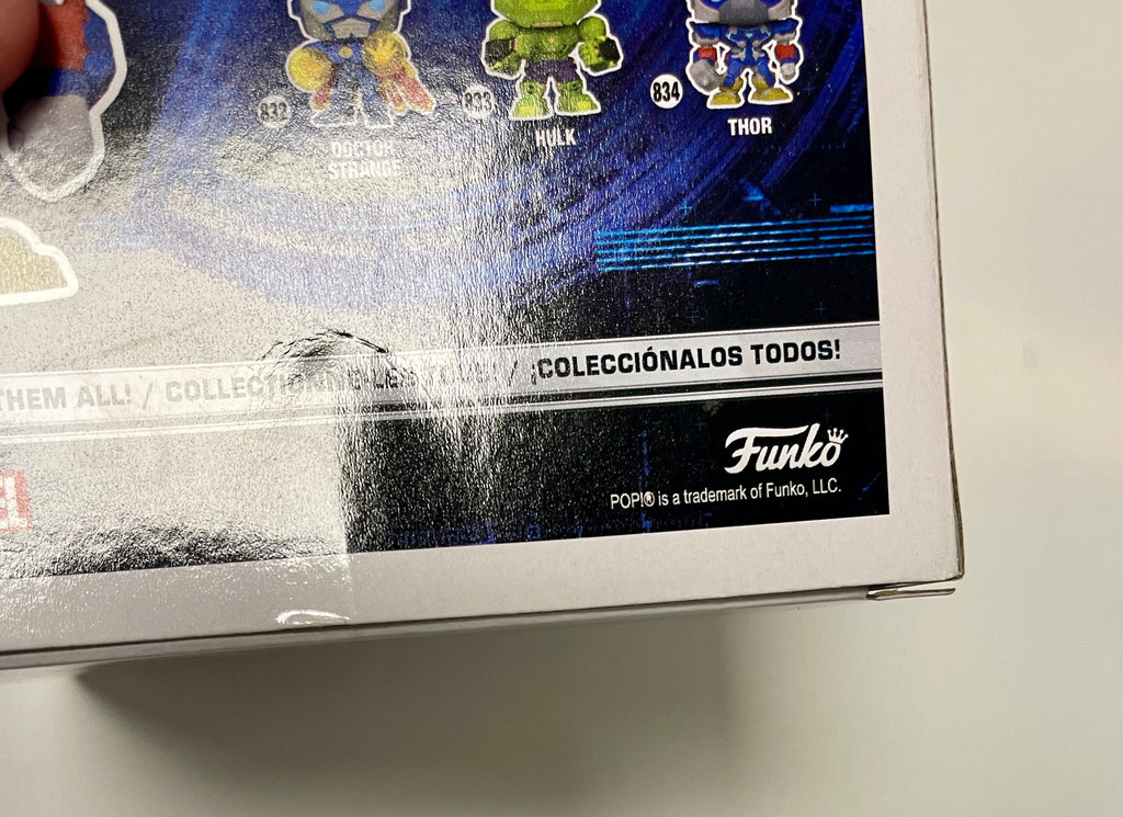Funko Pop! Marvel Thor #834 Avengers MechStrike 2021 Box Dmg