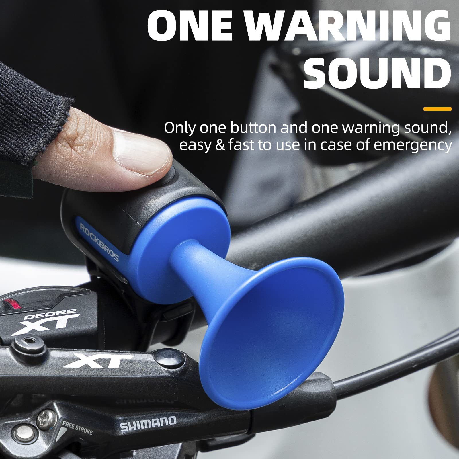 ROCKBROS Bike Bell Electric Bike Horn Waterproof 120dB