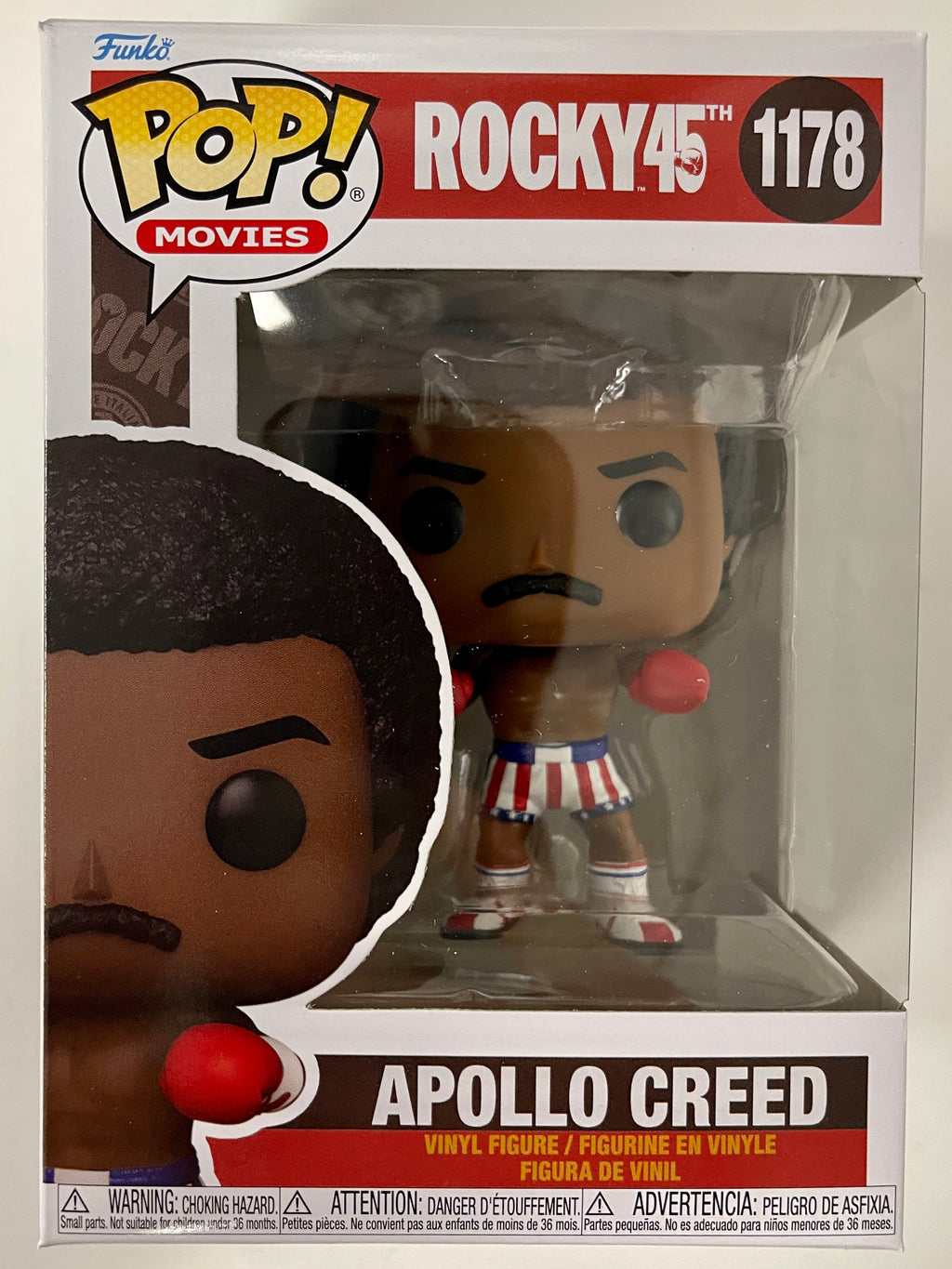 Funko Pop! Movies Apollo Creed #1178 Rocky 45th Anniversary 2021