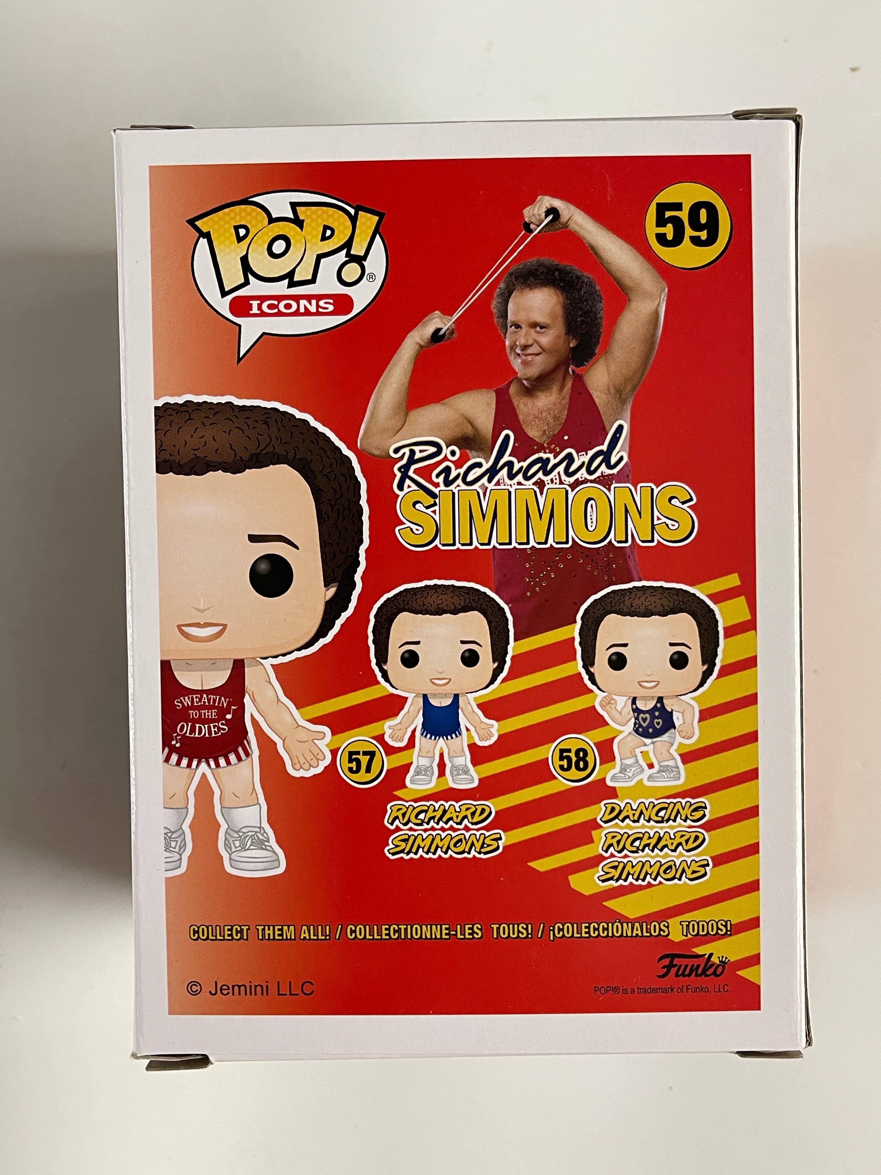 Funko Pop! Icons Richard Simmons in Red Spandex #59 Milton Teagle Sweatin Through The Oldies