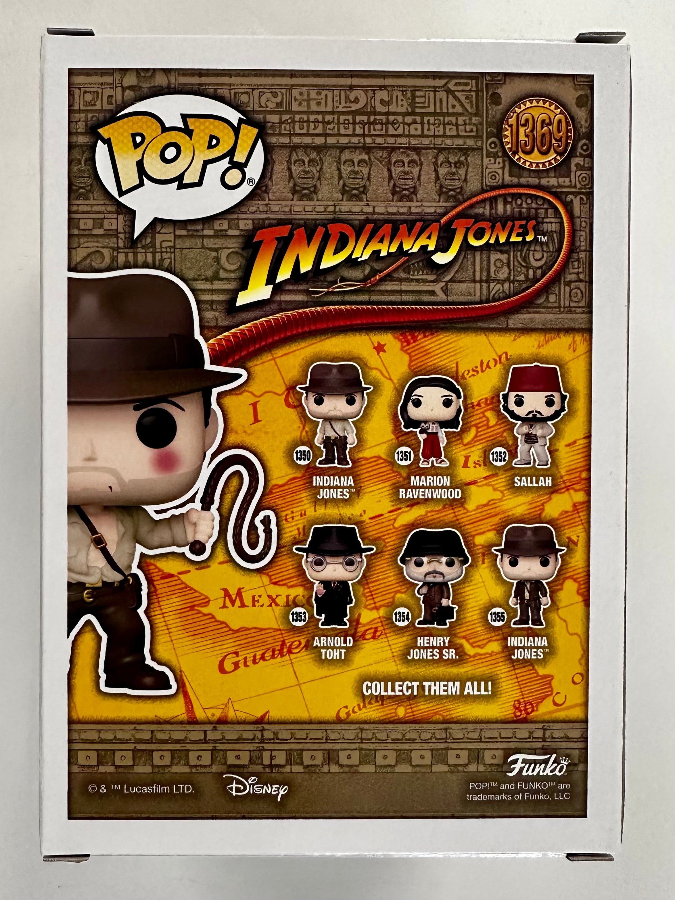 Funko Pop! Movies Indiana Jones With Whip #1369 Archaeologist HT 2023 Exclusive