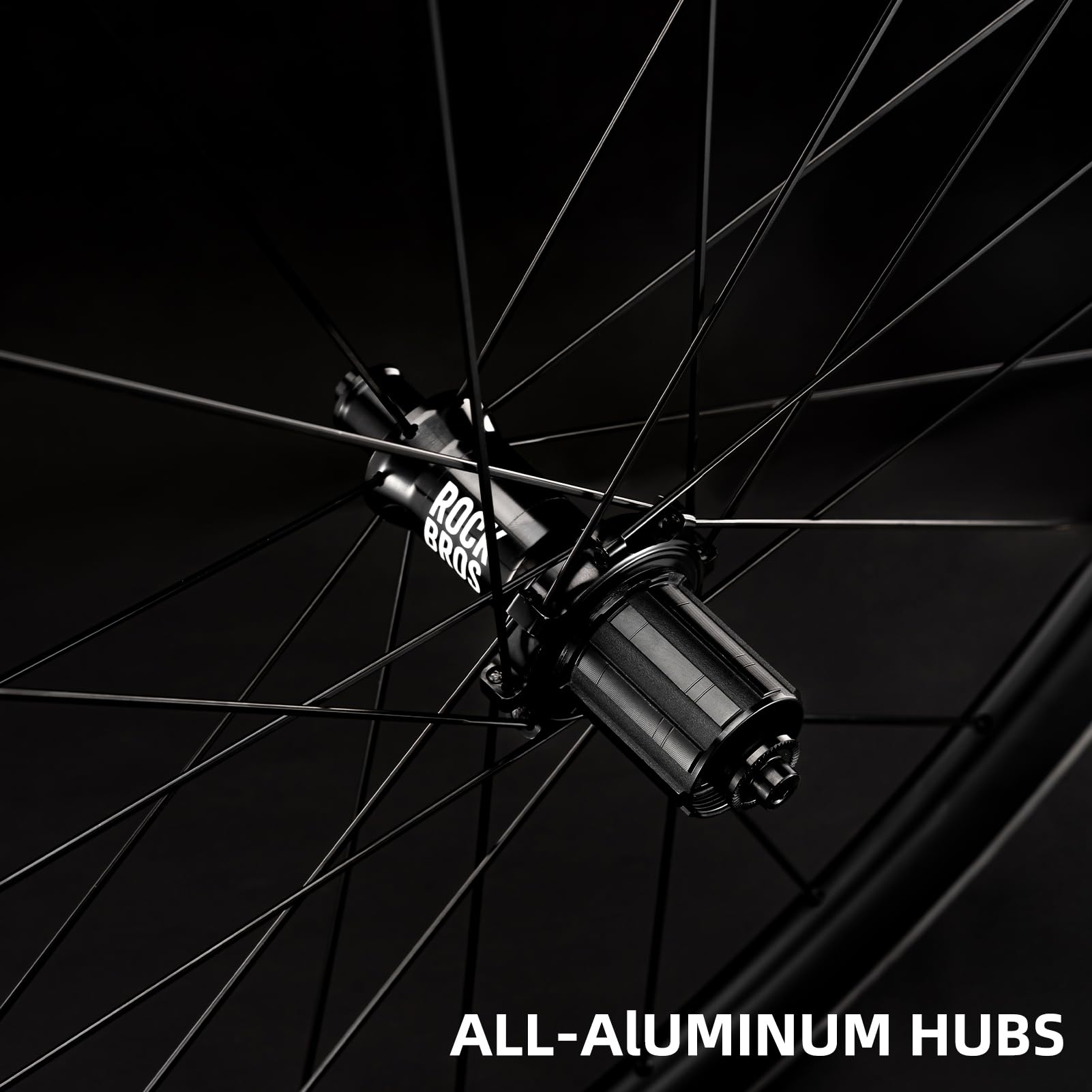 ROCKBROS 700c Carbon Fiber Disc Rim 38/50/65 mm  1.6-1.7 kg Clincher Wheelset