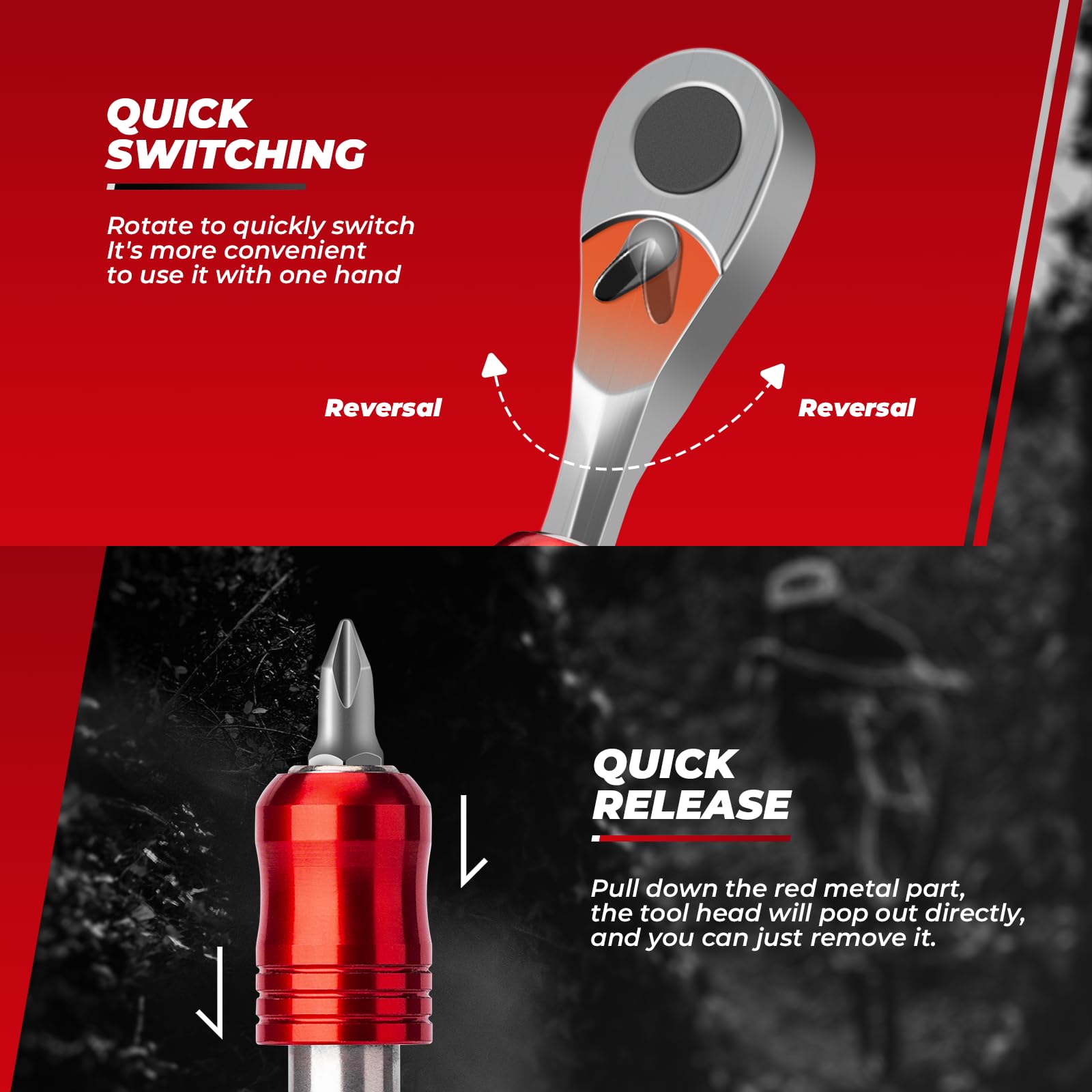 1/4-Inch Ratchet Socket Wrench Set 2.5-8mm Allen Hex Torx Sockets for Road  Mountain Bike Maintenance