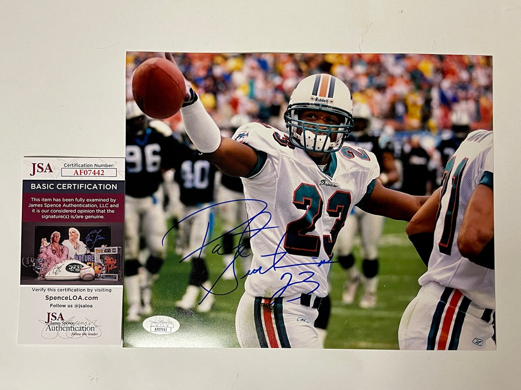Patrick Surtain Autographed Signed Miami Dolphins Matte 8x10 Photo With JSA COA