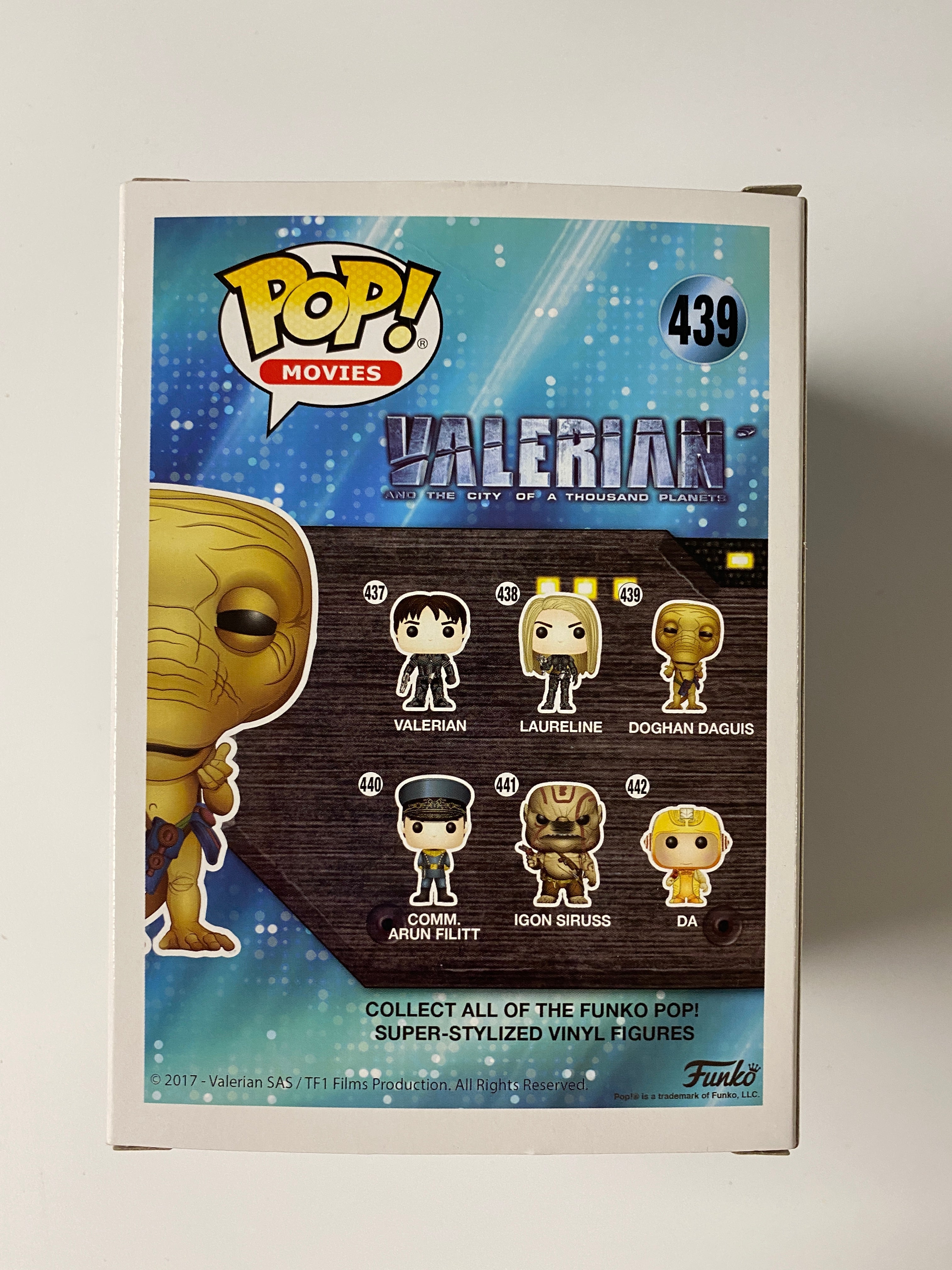 Funko Pop! Movies Doghan Daguis #439 Valerian City Of A Thousand Planets 2017