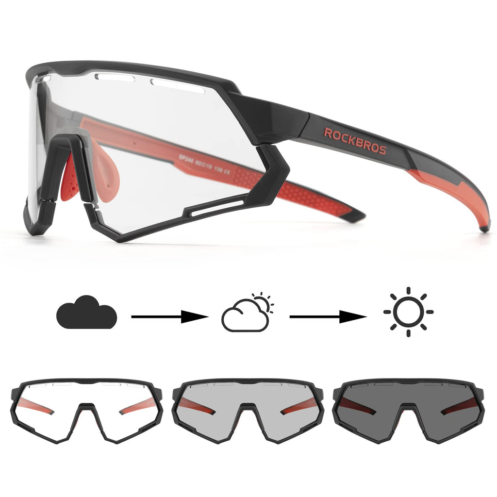 Polarized Photochromic Cycling Goggles (2-Lens Kit)