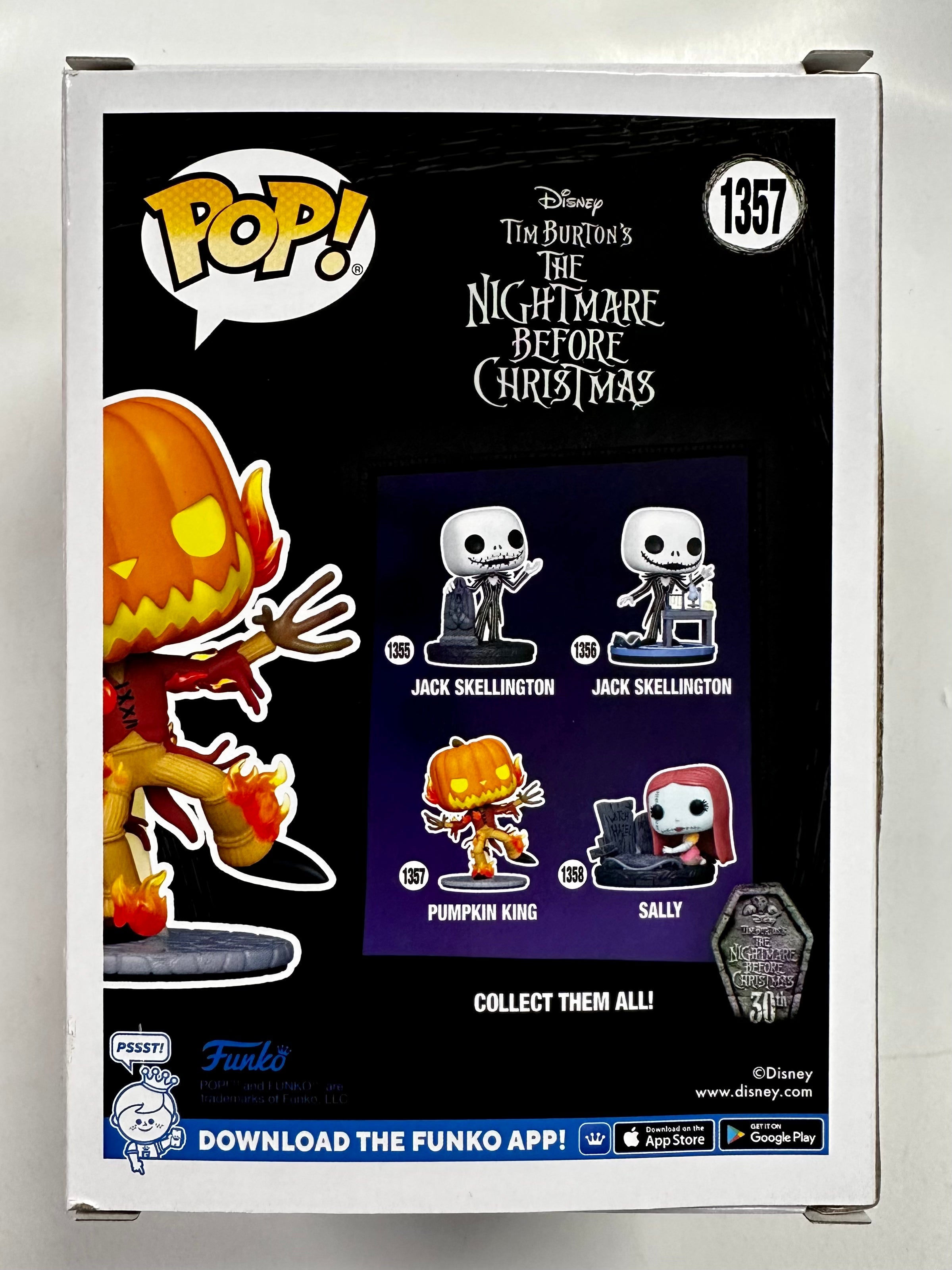 Funko Pop! Disney Pumpkin King Jack Skellington #1357 The Nightmare Before Christmas 2023