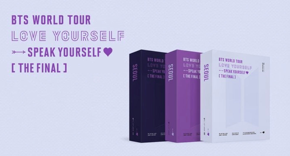 BTS World Tour: â€˜Love Yourselfâ€™ : Speak Yourself The Final DVD/Blu-Ray